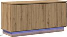 vidaXL TV-kast 100 x 38 x 49 cm Artisan Eiken Bewerkt hout