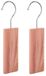 5five Mottenballen - 2x plank met hanger - Motten Bestrijden - Cederhout tegen motten - mottenval