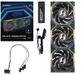 Lian Li UNI FAN SL Wireless LCD Reverse Blade Black - Ventilatorhuis 3-pack