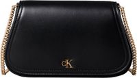 Calvin Klein Vrouwen Ck gebogen portemonnee op ketting LV04F1153G portefeuilles, zwart (zwart), één maat