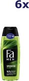 Fa 6x Douchegel Men – Speedster 250 ml