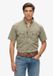 Superdry Chemise militaire à manches courtes pour homme - kaki clair - Taille L