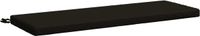 vidaXL Bankkussen SOEST 100% polyester zwart 110 x 40 x 5 cm