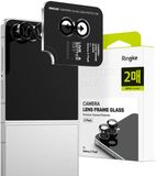 Ringke Frame Glass - Camera Protector Geschikt voor Samsung Galaxy Z Flip 8 - Zwart - 2-Pack