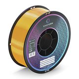 Viviform Silk PLA-filament voor 3D-printers, 1 kg rol, diameter: 1,75 mm +/- 0,03 mm, donkergeel