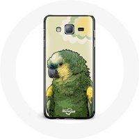 Maniacase Etui voor Samsung Galaxy J5 2016 Amazone papegaaien groen