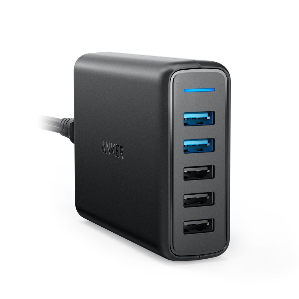Anker PowerPort Speed 5 - USB Charger - Black