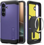 Spigen Tough Armor Hoesje Geschikt voor Samsung Galaxy S26 Plus | Compatibel met MagSafe / Qi2 | Back Cover Militaire Standaard | Kickstand | Paars