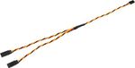Revtec Servo Y-Lead - Torsadé - JR/Hitec - 22AWG / 60 Brins - 30cm