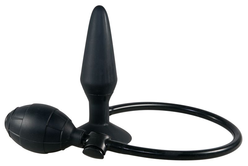 You2Toys True Black Opblaasbare Anaalplug - 4024144508471