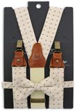 Sir Redman Bretels met strik - bretels combi pack Dapper Dot - beige / bruin