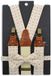 Sir Redman Bretels met strik - bretels combi pack Dapper Dot - beige / bruin