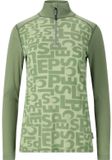 SLOPE Rei Dames Onderhemd met 1/2 rits Slope Rookgroen S