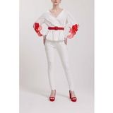 Anne Fontaine Jacquelyn Fleur Rose Taille : 42 | Chemisiers Outlet | Femme | Rose