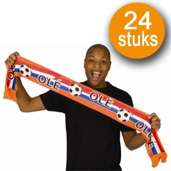 Holland Happiness Oranje Sjaals - 24 stuks - Nederlands Elftal - Holland Happiness