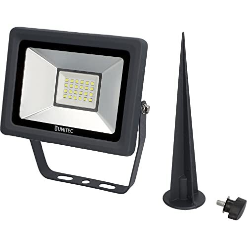 Unitec LED-spot grondpen ?, 20 watt, 1600 lumen, IP65, antraciet