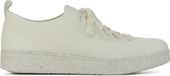Fitflop™ Sneakers Dames - Lage sneakers / Damesschoenen - Canvas - FB6 - Gebroken wit - Maat 38