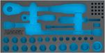 HAZET insert en mousse souple 2 composants 163-355L · L x l: 342 mm x 172 mm