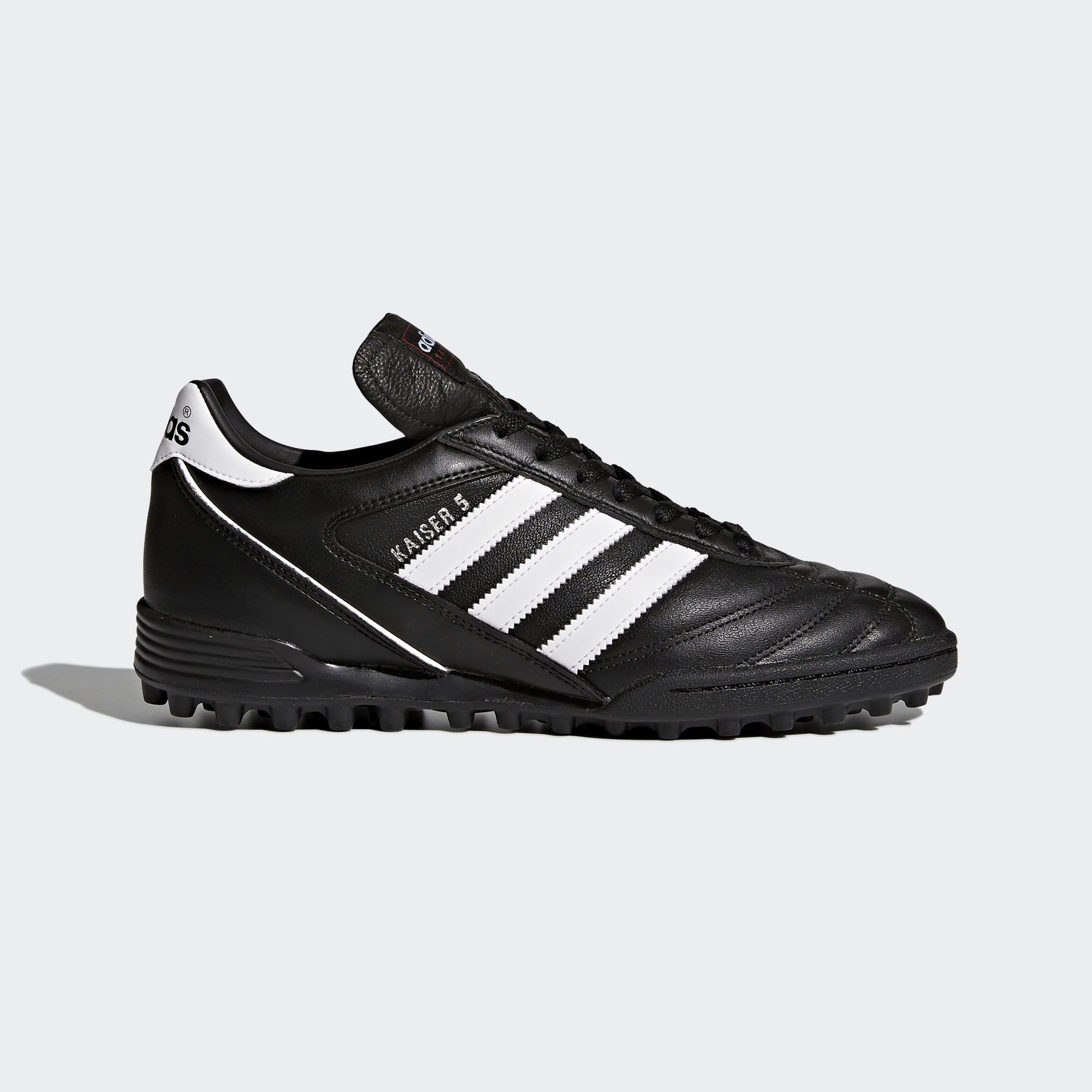 Adidas Kaiser 5 Voetbalschoenen Zwart/Wit Leer Maat 42 - Heren