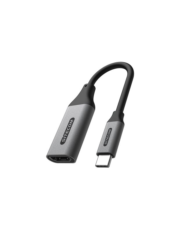 Sitecom USB-C naar HDMI 2.0 Adapter - Zilver