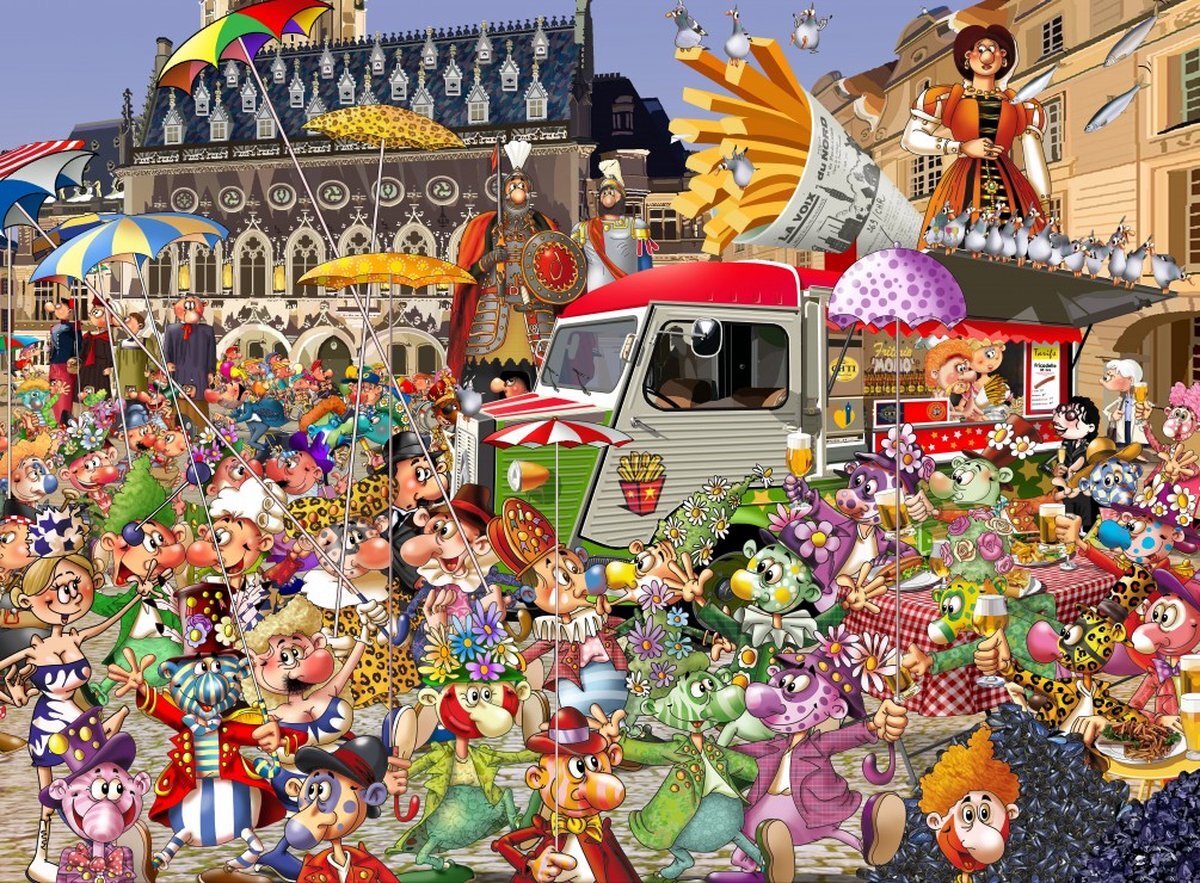 Grafika Puzzel Ruyer François The Lille Braderie - 2000 Stukjes