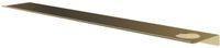 Hotbath &More Planchet 80 cm inclusief bevestigings rails met 1 uitsparing voor een zeepdispenser of beker Geborsteld messing PVD