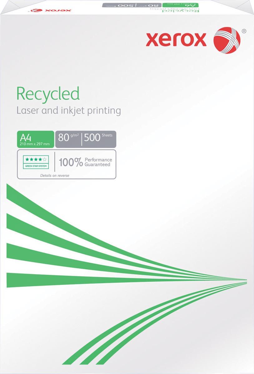Xerox Recycled A4 80gsm Copy Paper - Pack of 500 Sheets