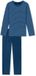 SCHIESSER Pyjama lang Heren Effen Lange mouw Admiraal Modal/Polyester/Elastaan 75%/15%/10%