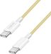 LogiLink CU0349 USB-kabel USB 2.0 0,5 m USB C Geel