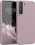 kwmobile telefoonhoesje geschikt voor Samsung Galaxy S22 Plus - Hoesje met siliconen coating - Smartphone case in lila wolk