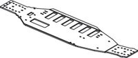 Jamara Jamara505101 Chassis voor Tiger Monster Truck