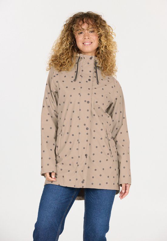 Weather Report Regenjacke Sunrise Vrouwen Beige Polyester 38