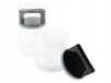 Livarno home Pots de rangement avec couvercle hermétique - Set de 2 - Verre transparent