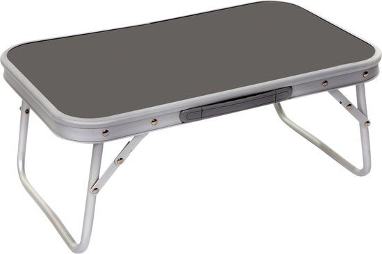 Bo-Camp Camping Klaptafel - Compact - 56x34x24 cm - Zilver/Grijs
