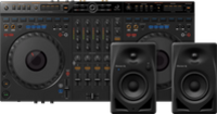 AlphaTheta DDJ-GRV6 + Pioneer DJ DM-40D-BT Zwart