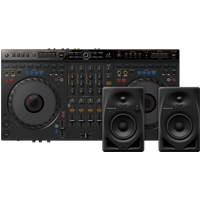 AlphaTheta DDJ-GRV6 + Pioneer DJ DM-40D-BT Zwart