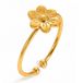 Cilla Jewels Goudkleurige Verstelbare Damesring met Bloemmotief