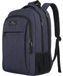 Sac à dos pour ordinateur portable sac à dos scolaire - 15,6 pouces - Étanche - Fermetures éclair verrouillables - Noir