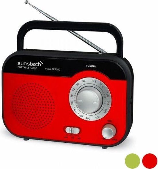 Sunstech Transistor Radio RPS560BL Blauw