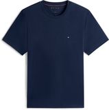 Tommy Hilfiger Heren T-shirt Ronde Hals Korte Mouw Katoen Donkerblauw Maat L