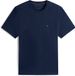 Tommy Hilfiger Heren T-shirt Ronde Hals Korte Mouw Katoen Donkerblauw Maat L