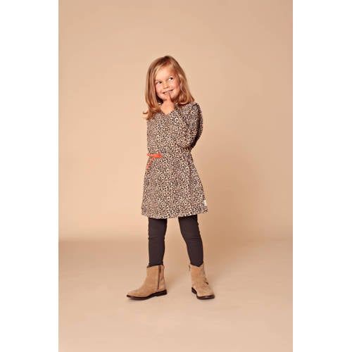 Stains&Stories korte jurk bruin