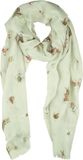 Wrendale Sjaal - 'Garden Friends' woodland animal Scarf