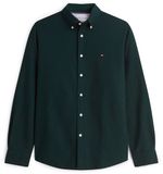 Tommy Hilfiger Heren Lange Mouwen Shirt Groen Katoen XL