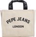 Pepe Jeans Trisha Sac bandoulière Coton Beige Cream White Logo Unisexe Adultes
