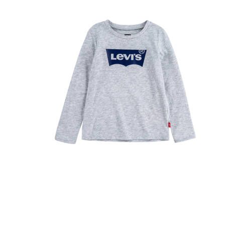 Levi's Kids longsleeve Batwing - grijs melange