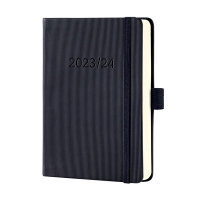 Sigel Sigel Conceptum A6 weekagenda 2023-2024 zwart hardcover (18 maanden)