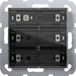 GIRA Capteur tactile 4 confort 3f système KNX 55 - Capteur tactile pour système bus 6 voies 504300