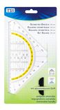 TSI Geodriehoek 25 cm met afneembare handgreep, art. nr. 46322