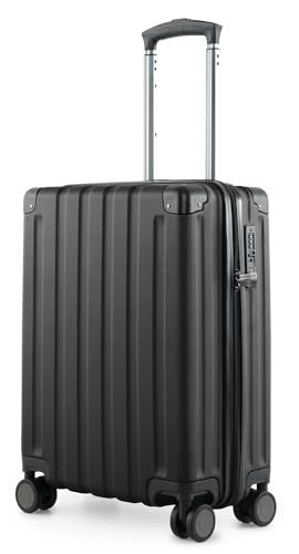 Hauptstadtkoffer Q-Damm - handbagage 54x37x21, TSA, 4 wielen, reiskoffer, koffer met harde schaal, rolkoffer, handbagagekoffer, handbagagekoffer, zwart